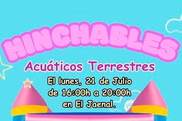 Fecha y hora Hinchables El Jaenal