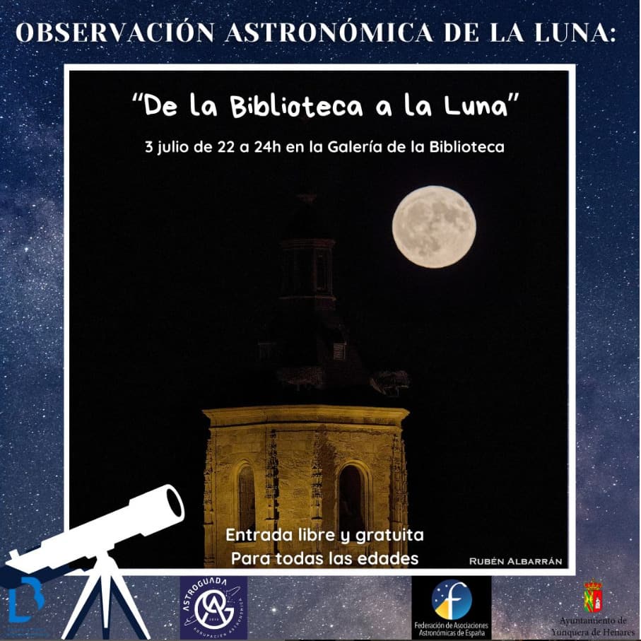 Observación Astronómica cartel completo 2025