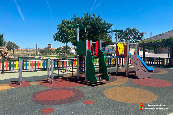 Yunquera de Henares sigue mejorando sus parques con nuevas actuaciones de mantenimiento y renovación