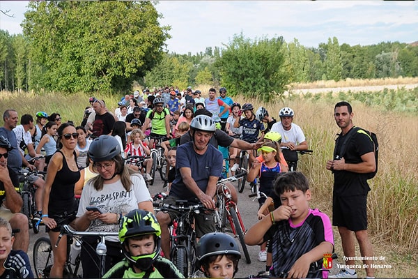 Cerca de 300 vecinos disfrutaron del Día de la Bici