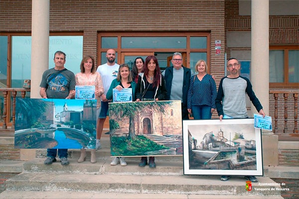Gran calidad artística en el XIV Concurso Nacional de Pintura al aire libre de Yunquera de Henares