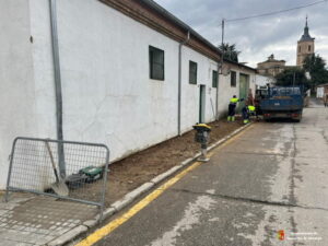 Avanzan las actuaciones del Plan de Mantenimiento de Aceras en Yunquera de Henares