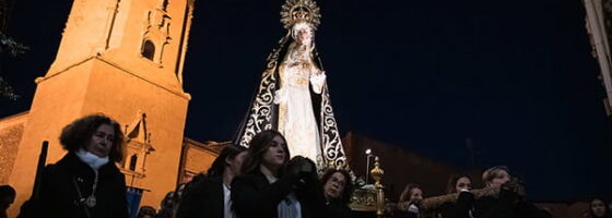 Yunquera de Henares da comienzo a su Semana Santa con el tradicional Viernes de Dolores