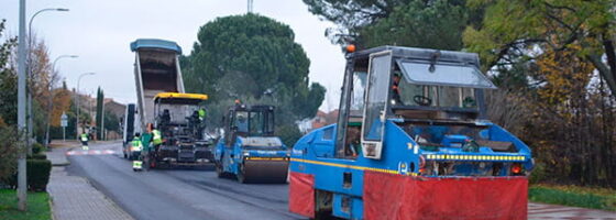 asfaltado calle La Soledad y la calle Real