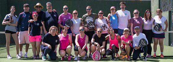 Gran ambiente en el torneo de pádel de la Escuela Municipal de Yunquera