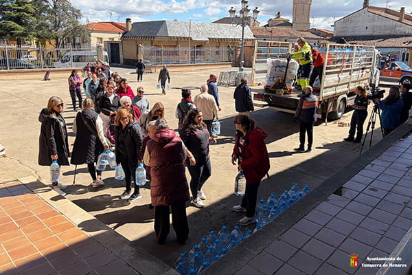 Restablecido el suministro de agua en Yunquera de Henares tras averia en la red de la MAS