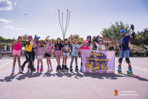 Roller Guadalajara despide la temporada con una divertida disco sobre ruedas