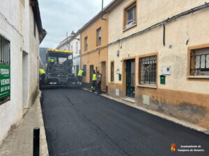 El Ayuntamiento de Yunquera de Henares continua avanzando con el Plan de Asfaltado