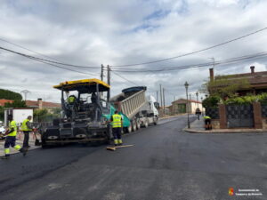 El Ayuntamiento de Yunquera de Henares continua avanzando con el Plan de Asfaltado