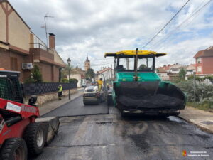El Ayuntamiento de Yunquera de Henares continua avanzando con el Plan de Asfaltado