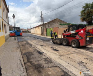 El Ayuntamiento de Yunquera de Henares continua avanzando con el Plan de Asfaltado