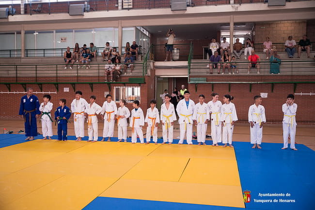 El Club Judo Yunquera celebra su exhibición y competicion de final de temporada