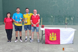 Julio Sanchez y Diego Taracena campeones de Castilla-La Mancha de Fronton
