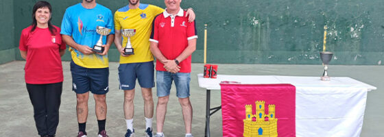 Julio Sanchez y Diego Taracena campeones de Castilla-La Mancha de Fronton
