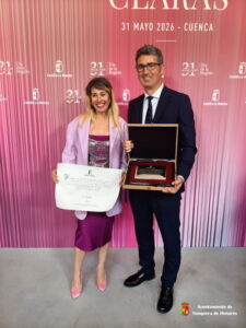 Dos yunqueranos representan con orgullo a nuestro municipio en el Día de Castilla-La Mancha