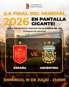 ¡Ven a disfrutar la gran final del Mundial 2026!