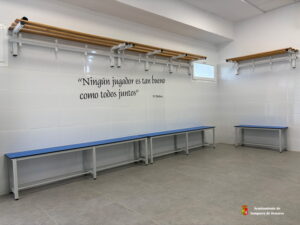 Obras de la fase 1 de rehabilitación del campo de fútbol municipal de El Jaenal