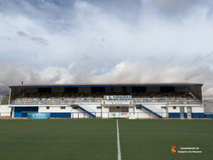 Obras de la fase 1 de rehabilitación del campo de fútbol municipal de El Jaenal