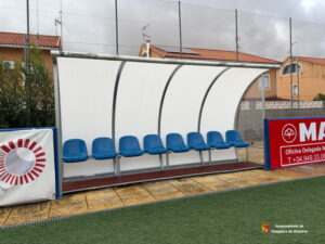 Obras de la fase 1 de rehabilitación del campo de fútbol municipal de El Jaenal