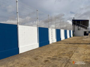 Obras de la fase 1 de rehabilitación del campo de fútbol municipal de El Jaenal