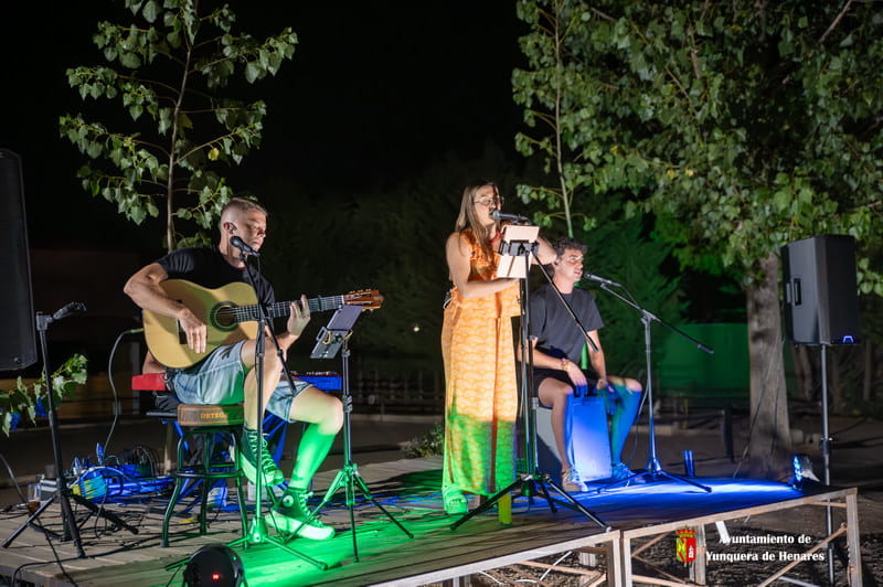 La música flamenca trajo ambiente y diversión a las noches de Yunquera