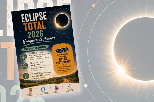 Yunquera de Henares se prepara para vivir el Eclipse Total 2026