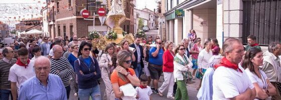 Yunquera de Henares celebra el Dia de la Virgencilla con la tradicional procesion de la Virgen de la Granja
