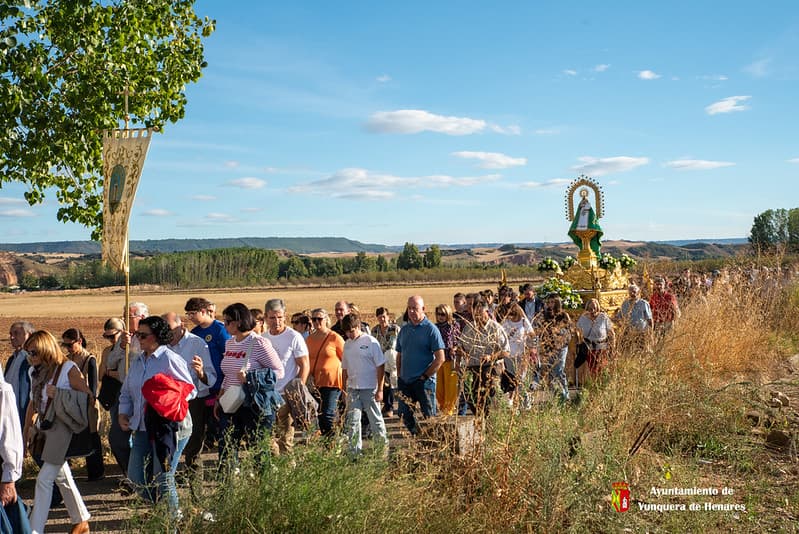 La Virgen de la Granja regresa a su ermita tras las Fiestas de Yunquera