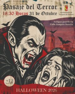 ¡Os esperamos en el Pasaje del Terror de Yunquera de Henares!